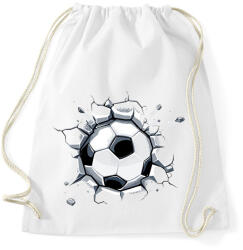 printfashion Focilabda - Sportzsák, Tornazsák - Fehér (11885992)