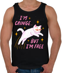 printfashion I'm cringe. . . - Férfi atléta - Fekete (15996564)