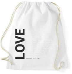 printfashion LOVE - Sportzsák, Tornazsák - Fehér (1157374)