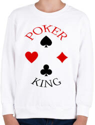 printfashion pokerking_1 - Gyerek pulóver - Fehér (13078518)