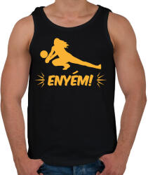 printfashion Enyém! - Férfi atléta - Fekete (14004589)