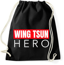 printfashion WING TSUN HERO - Sportzsák, Tornazsák - Fekete (9466264)