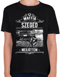 printfashion Maffia Szeged - Gyerek póló - Fekete (1004145)