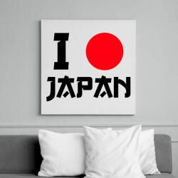 printfashion I love Japan 3 - Vászonkép - Fehér (10642334)