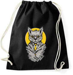 printfashion Bosscat - Sportzsák, Tornazsák - Fekete (5588843)