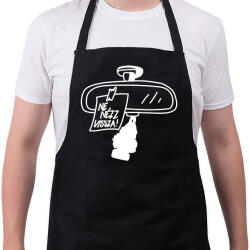 printfashion Ne nézz vissza! - Kötény - Fekete (16296300)