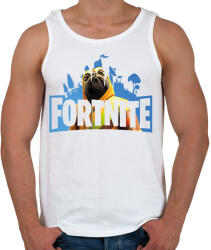 printfashion Fortnite Poggo - Férfi atléta - Fehér (16649510)
