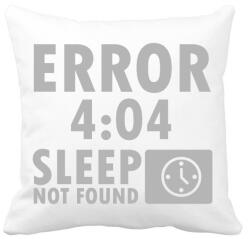 printfashion 404 - Sleep not Found - Párnahuzat, Díszpárnahuzat - Fehér (2013497)