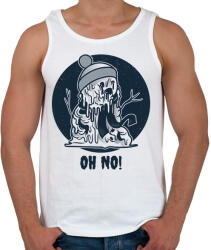 printfashion Oh No - Férfi atléta - Fehér (9616832)