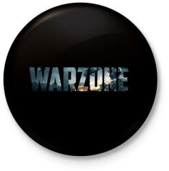 printfashion Warzone Logo - Kitűző, hűtőmágnes - Fekete (3102843)