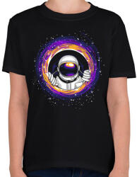 printfashion Fekete lyuk - Gyerek póló - Fekete (3631351)