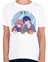 printfashion Animés karácsony - Gyerek póló - Fehér (5742566)