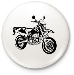 printfashion drz - Kitűző, hűtőmágnes - Fehér (3090195)