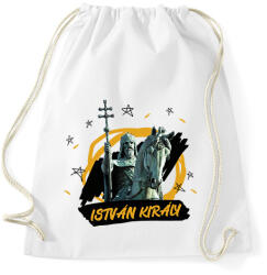 printfashion István király - Sportzsák, Tornazsák - Fehér (9942888)
