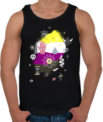 printfashion Mágikus nembináris - Férfi atléta - Fekete (5219231)