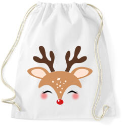 printfashion kis rénszarvas - Sportzsák, Tornazsák - Fehér (15127960)