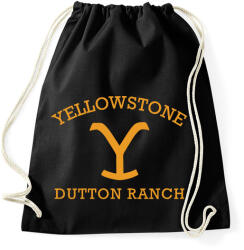 printfashion Yellowstone Dutton - Sportzsák, Tornazsák - Fekete (15518528)