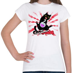 printfashion CATBONG - Női póló - Fehér (10131709)