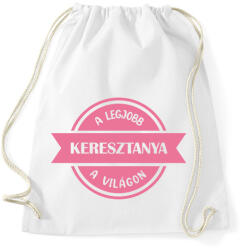 printfashion A legjobb keresztanya a világon - Sportzsák, Tornazsák - Fehér (7115638)