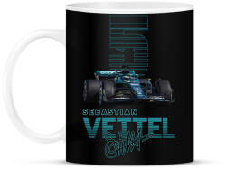 printfashion Sebastian Vettel - Bögre - Fekete (11971412)