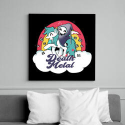 printfashion Death Metal - Vászonkép - Fekete (6648005)