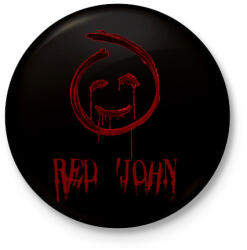 printfashion red john - Kitűző, hűtőmágnes - Fekete (3104390)