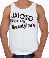 printfashion Audi - Férfi atléta - Fehér (2411050)