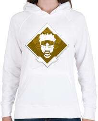 printfashion Apex Legends Mirage Jelvény(Badge) - Női kapucnis pulóver - Fehér (1306980)