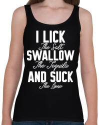 printfashion I lick swallow and suck - Női atléta - Fekete (2943677)