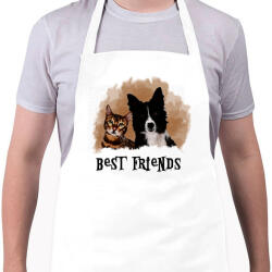 printfashion best freinds - Kötény - Fehér (4905992)