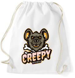 printfashion Creepy Hyenas - Sportzsák, Tornazsák - Fehér (5139561)