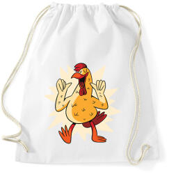 printfashion Kakas - Sportzsák, Tornazsák - Fehér (7629254)