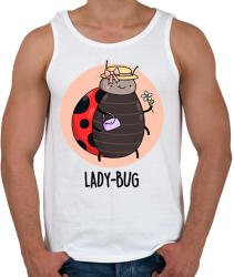 printfashion Lady-Bug - Férfi atléta - Fehér (15940063)