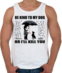 printfashion John Wick dog - Férfi atléta - Fehér (12566696)