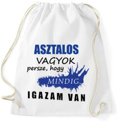 printfashion Asztalos vagyok - Sportzsák, Tornazsák - Fehér (16282443)