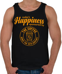 printfashion Happiness - Férfi atléta - Fekete (848864)