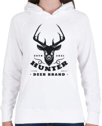 printfashion Hunter DB. - Női kapucnis pulóver - Fehér (5123548)