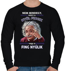 printfashion Nem mindegy. . . - Férfi pulóver - Fekete (14835421)