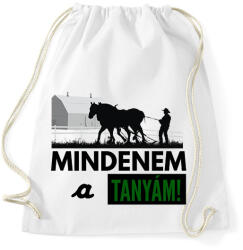 printfashion MINDENEM A TANYÁM - Sportzsák, Tornazsák - Fehér (2136732)