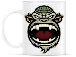 printfashion Gangsta Monkey - Bögre - Fehér (2384867)