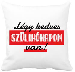 printfashion Szülihónapom van - Párnahuzat, Díszpárnahuzat - Fehér (7153877)