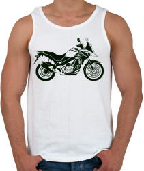 printfashion suzuki v-strom2 - Férfi atléta - Fehér (2926163)