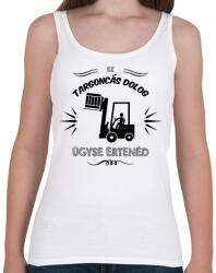 printfashion Targoncás dolog - Női atléta - Fehér (13069495)