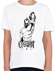 printfashion Crossfit harcos - Gyerek póló - Fehér (16176609)