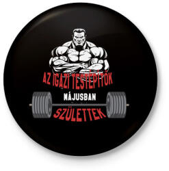 printfashion IT Május - Kitűző, hűtőmágnes - Fekete (3099390)