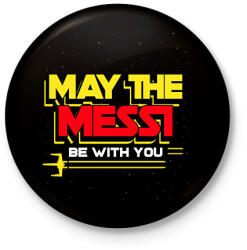 printfashion MESSI BE WITH YOU - Kitűző, hűtőmágnes - Fekete (11541451)