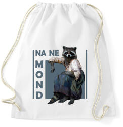 printfashion Na ne mond - Mosómedve - Sportzsák, Tornazsák - Fehér (7072416)