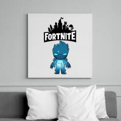 printfashion Fortnite Zero skin - Vászonkép - Fehér (6629927)