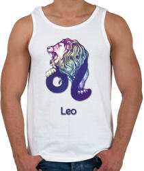 printfashion Leo színes - Férfi atléta - Fehér (6263914)