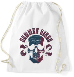 printfashion Koponya - Sportzsák, Tornazsák - Fehér (4638468)